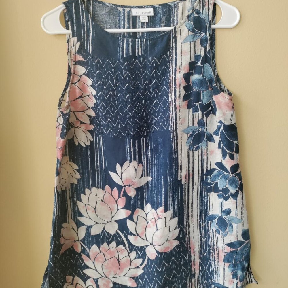 Pure Jill linen tunic top